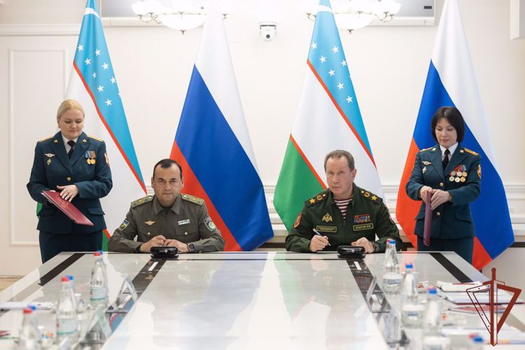 Víktor Zólotov y Rustám Dzhuráev firmaron un Plan interministerial de cooperación para el año 2022.