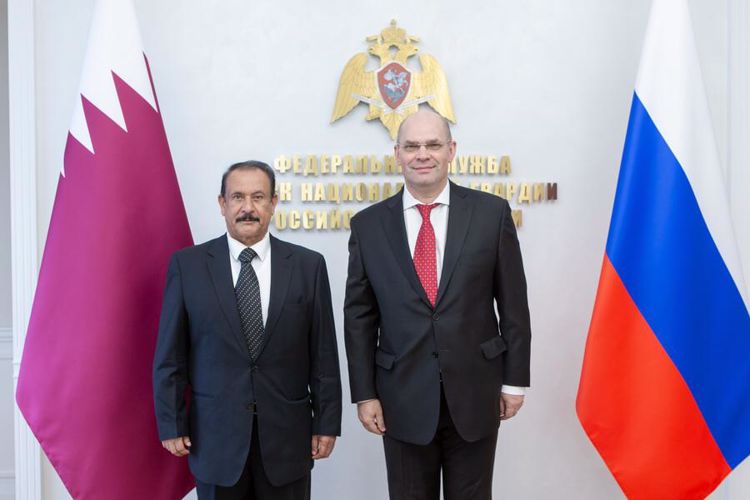 Oleg Plokhoi celebró una reunión de trabajo con los representantes de las Fuerzas de la Seguridad Interior del Estado de Qatar
