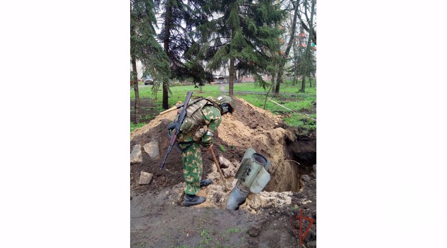 Los ingenieros militares de Rosguardia neutralizaron 50 municiones no explotadas en la provincia de Khárkov