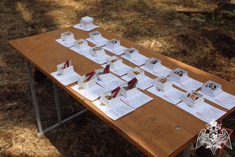 Los militares de Rosguardia – participantes del operativo militar fueron honrados con las condecoraciones estatales