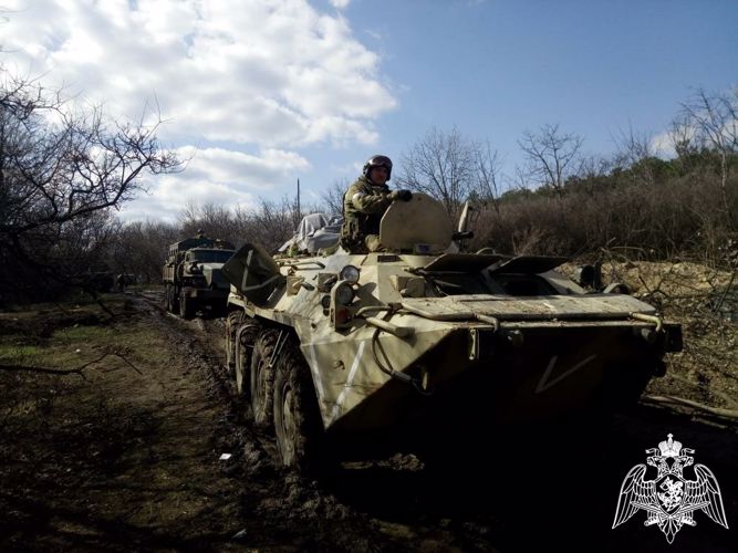Rosguardia tomó bajo su control unas localidades y objetos de infraestructura en la provincia de Khárkov