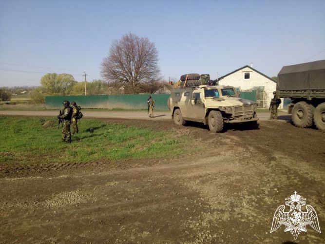 Rosguardia tomó bajo su control unas localidades y objetos de infraestructura en la provincia de Khárkov