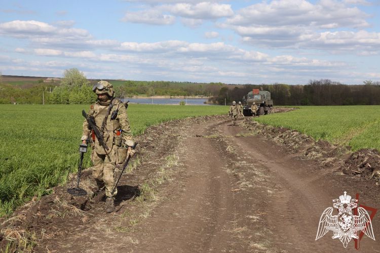 Los ingenieros de Rosguardia neutralizaron más de 20 "fototrampas" minadas de los nacionalistas