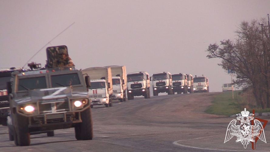 Rosguardia aseguró la entrega de la ayuda humanitaria en las provincias de Khersón y Zaporózhie