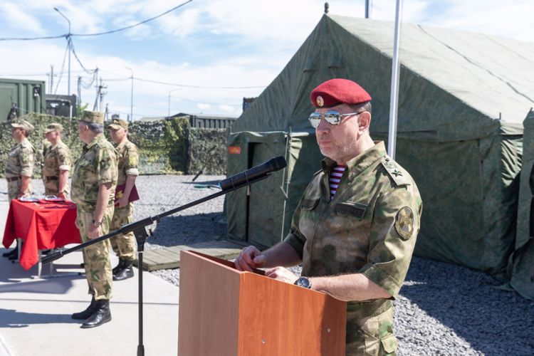 Director de Rosguardia visitó las unidades de la institución en la región de Khersón