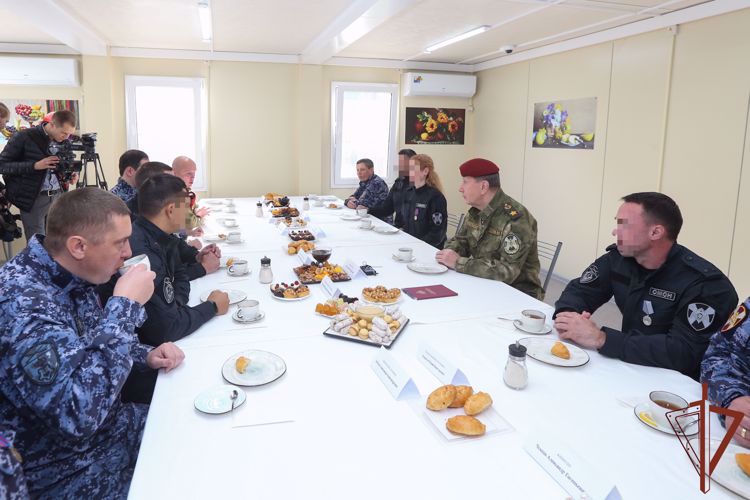 General de ejército Víktor Zólotov inauguró un nuevo despliegue temporario de los militares y empleados de la Rosguardia en la ciudad de Sochi