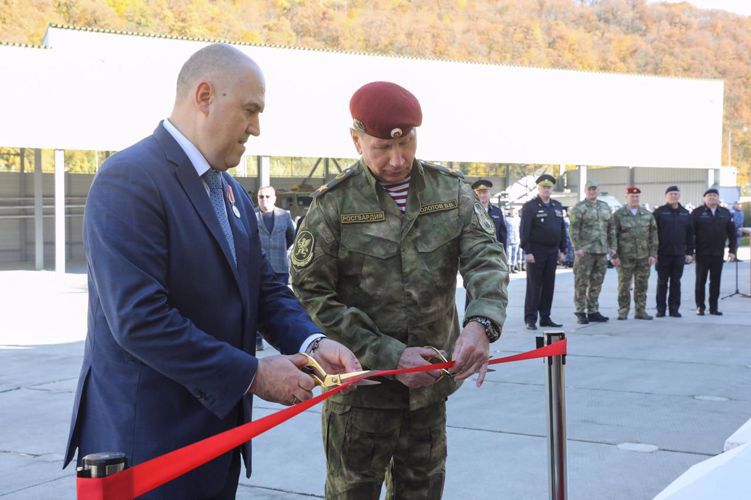 General de ejército Víktor Zólotov inauguró un nuevo despliegue temporario de los militares y empleados de la Rosguardia en la ciudad de Sochi