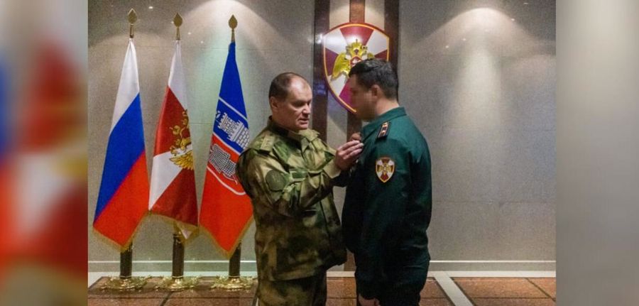 General coronel Aleksei Bezzúbikov efectuó un viaje de trabajo en el distrito militar del Sur de las tropas de la guardia nacional y en la zona de la operación especial militar