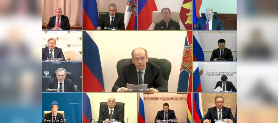 Director de Rosguardia general del ejército Víktor Zólotov tomó parte en la sesión del Comité Nacional Antidrogas de Rusia 