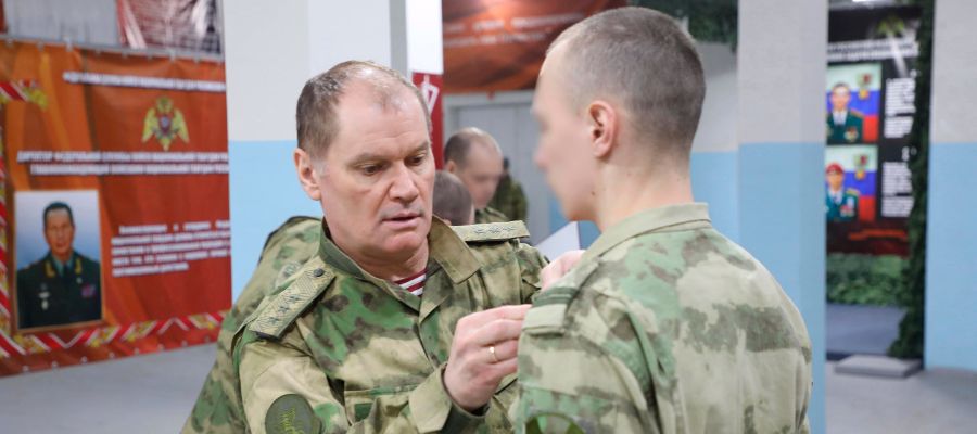 General coronel Aleksei Bezzúbikov efectuó un viaje de trabajo en la zona de la operación especial militar y en el distrito militar del Sur de las Tropas de la Guardia Nacional