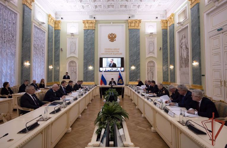 General coronel Víktor Strigunóv tomó parte en la reunión de coordinación de los dirigentes de las fuerzas del orden