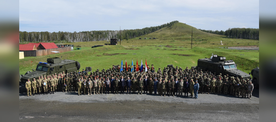 Las fuerzas colectivas de la Organización del Tratado de la Seguridad Colectiva (OTSC) bajo la dirección de Rosguardia practicaron las actividades de la lucha contra el terrorismo en los marcos de las maniobras militares «Cobalt-2024»